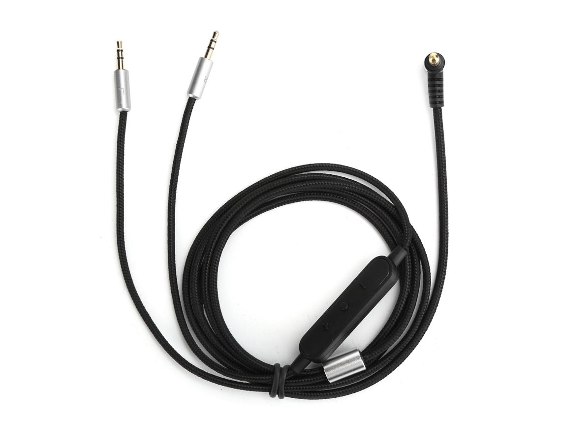 Cabo para Fones de Ouvido com Controle de Volume Compatível com Sol Republic Master Tracks Hd V8 V10 V12 X3
