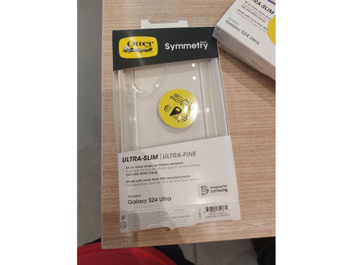 Capa OTTERBOX Symmetry Samsung Galaxy S24 Ultra (Outlet Caixa Aberta - Transparente)