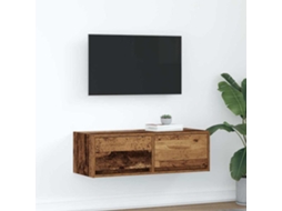 Vidaxl Móvel De Tv 80x31x25,5 Cm Derivados De Madeira Madeira Velha