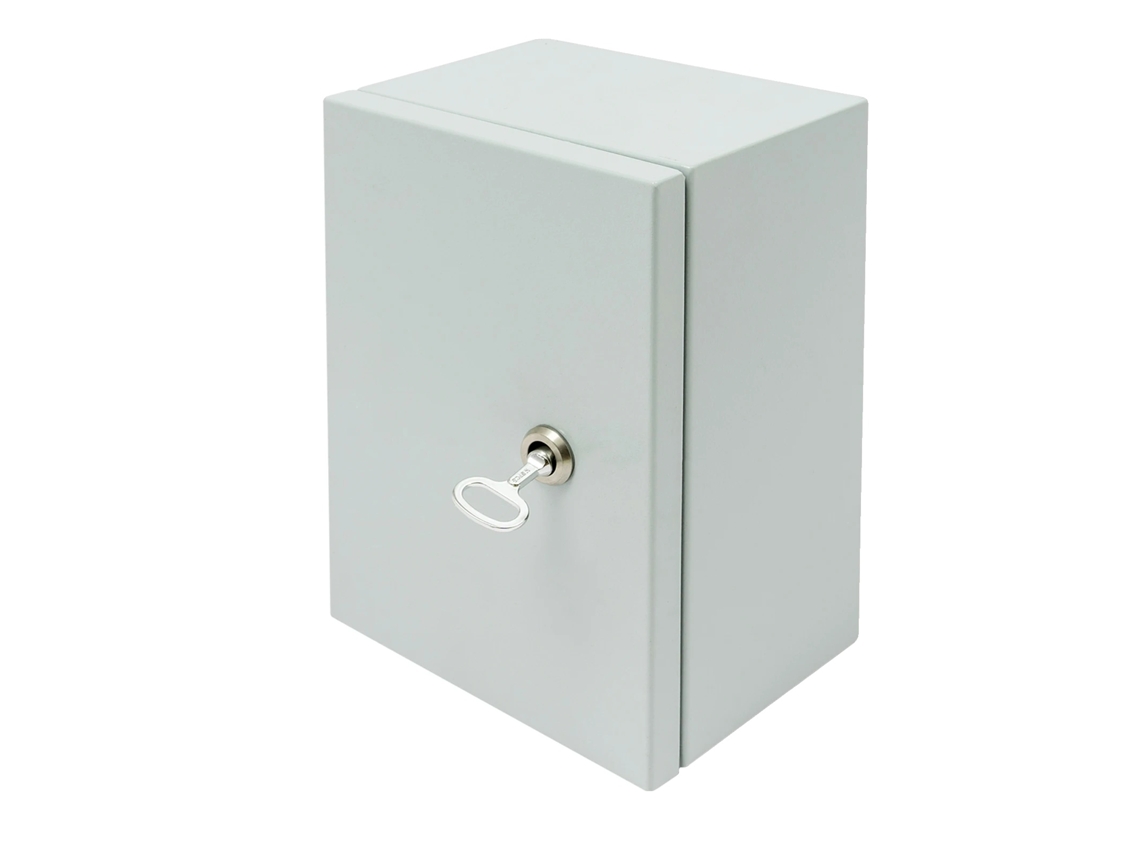 Caixa De Enclosure Elétrico, Impermeável Ip65, Design Montado Na Parede, Cinza