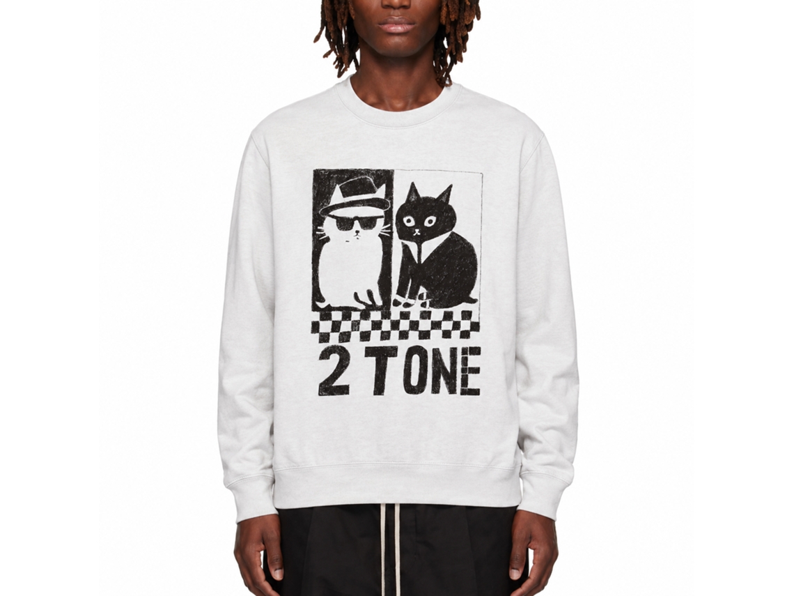 Rockinstone 2tone Classic Classic Sweatshirt Unique Designer Style