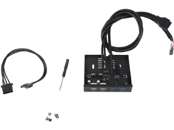 Hub Usb 3.0 De 3,5 Polegadas Para Painel Frontal, Adaptador Interno