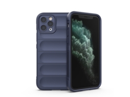 Capa Halinuia Para Iphone 11 Pro Max Magic Shield Tpu Azul Escuro (proteção Integral, Interior Em Flanela)