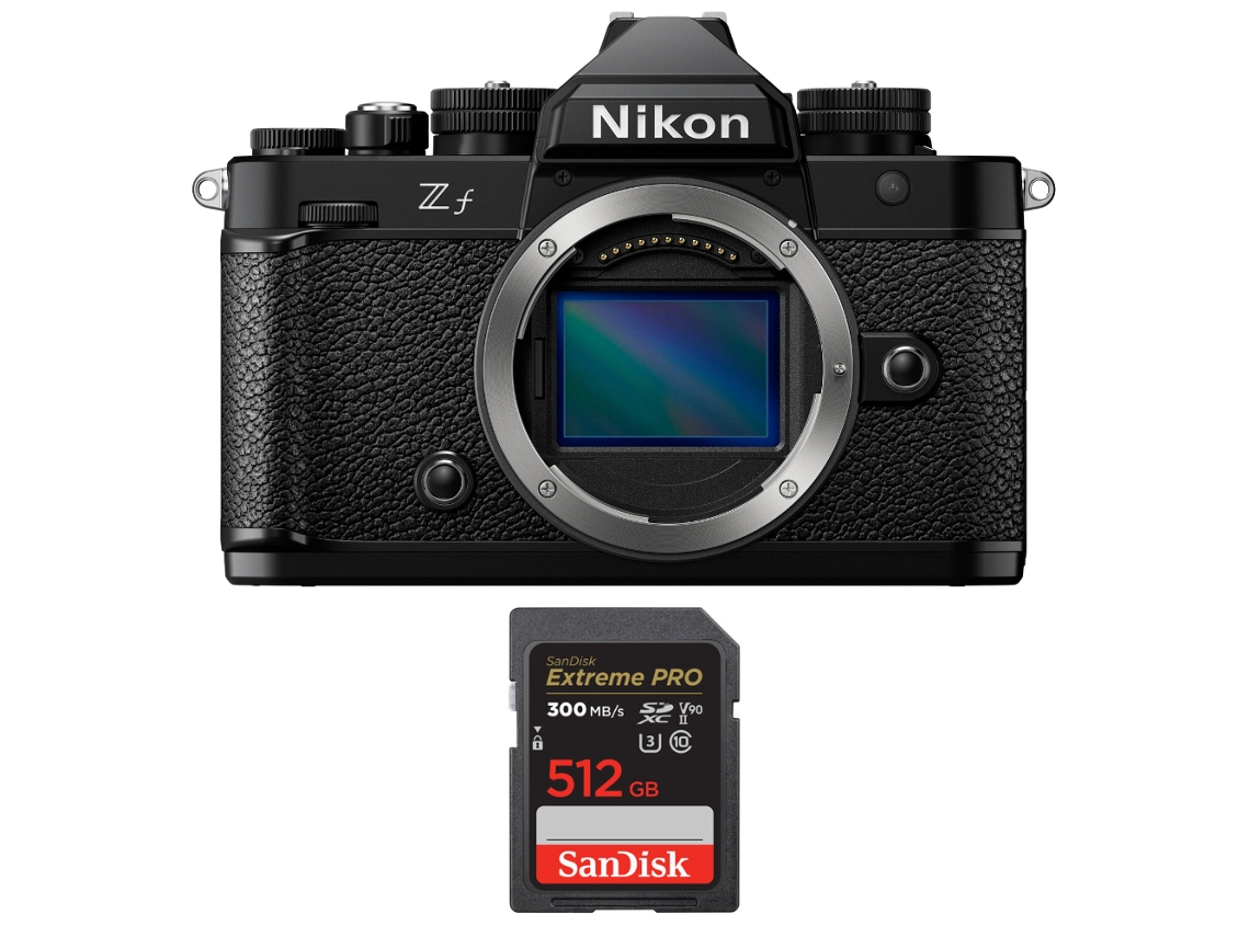 Zf + 1 Sandisk 512gb Uhs ii 300mb/s + Ebook “20 Dicas para Fotos Que Impressionam” NIKON