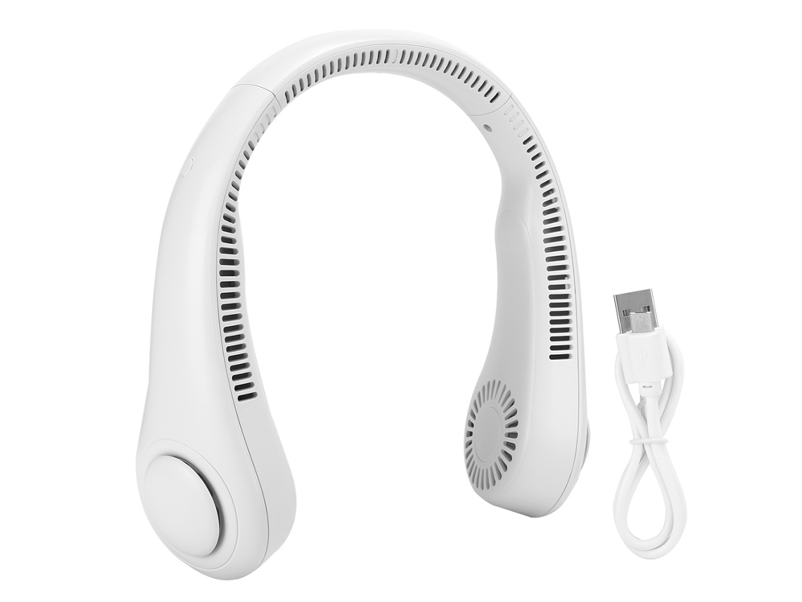 Ventilador de Pescoço LAXISCREED Mini Usb Cinza
