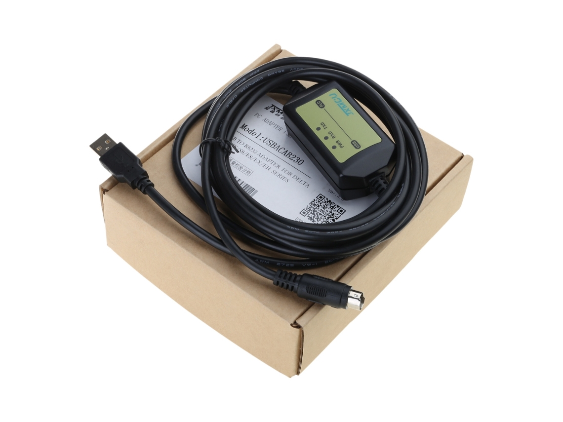 Cabo De Programação Plc Para As Séries Delta Usb, Dvp Es Ex Eh Ec Se Sv Ss