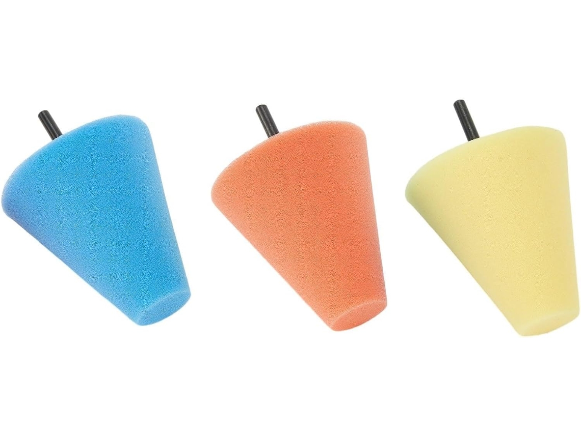 Kit De 3 Peças Esponjas Para Polimento Automotivo, Disco Espuma