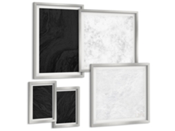 Conjunto De Pinturas Mármores Claros E Escuros Glamour Espelharte (5 Peças)