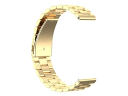 Pulseira de substituição de aço inoxidável com 3 esferas para smartwatch Huawei Watch 3/Watch 3 Pro de 22 mm. Ly Ebike