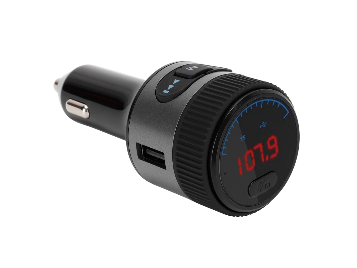 Aetheria carregador Mp3 Bluetooth para Carro com Transmissor Fm, Carregamento Rápido Qc 18w e Dual Usb