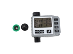 Temporizador de Irrigação Digital YURU com Tela LCD, Controle Automático/manual, para Jardins, Varandas, Gramados S/MARCA