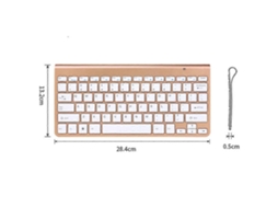 Teclado | Mini Teclado Sem Fio 108-2.4g - Conjunto De E Mouse Local Gold -aquaforge