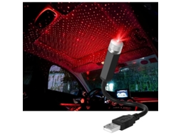 Projetor De Céu Estrelado Com Led Usb Para Teto Carro, Luz Noturna Vermelha Modos Ajustáveis, Ambiente Romântico Casa E Festas. Aquaforge