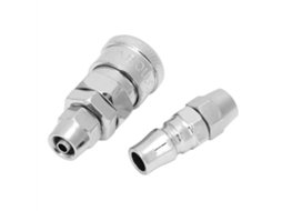 2 Peças Conector Rápido De Autobloqueio Aço Aleado Acessórios De Tubulação Neumática 20sp+20pp