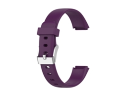 Bracelete de Silicone Para Fitbit Luxe (s-roxo Escuro)