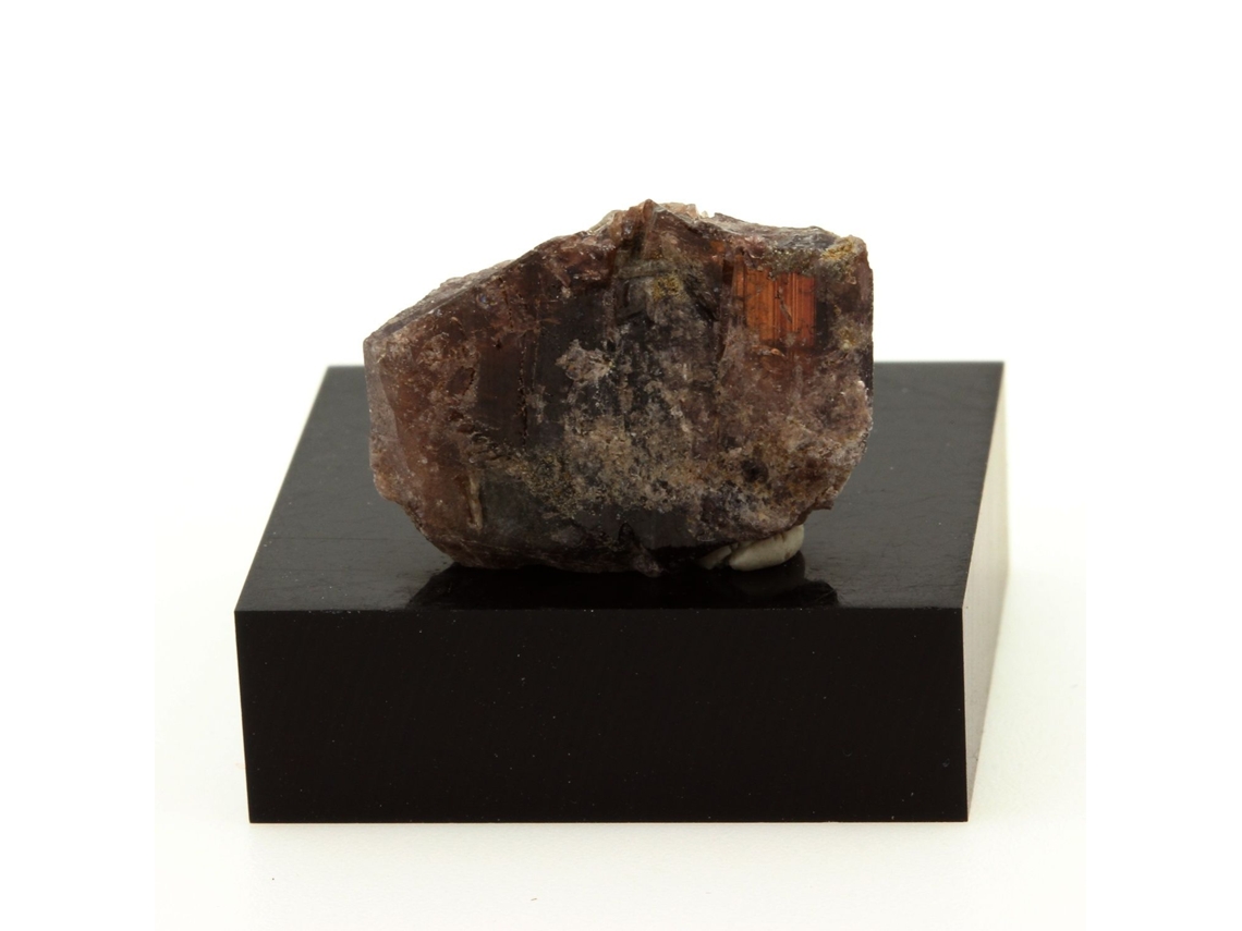 Axinite Pedra Natural Da França Chamrousse Cristal Raro Multicolorido Coleção Mineral 17 9 Cts Certificado de Autenticidade TRENDYFLAIR