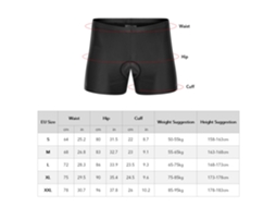 calcinha de Ciclismo com Espuma 3d para Homem Calção de Bicicleta Padded de Ciclismo Short Biking Underwear S/MARCA