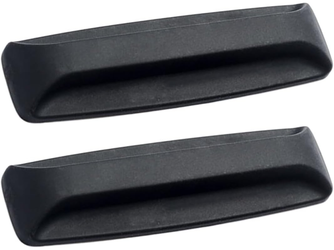 Conjunto De 2 Puxadores Autoadesivos Pretos Em Pp Para Gavetas Guarda Roupa