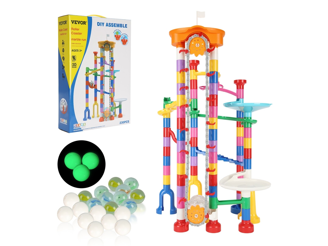 230 Pcs Marble Game Stem Toys Para Crianças De 3 Anos Ou Mais Vevor