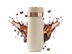 Cafeteira Viajem LAXISCREED 320ml Inox Isolada Sem Vazamento