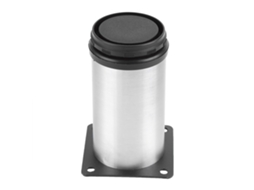 KOFIHETY Pés Ajustáveis Para Móveis De Cozinha Em Aço Inoxidável, Pernas Redondas 50x100 Mm