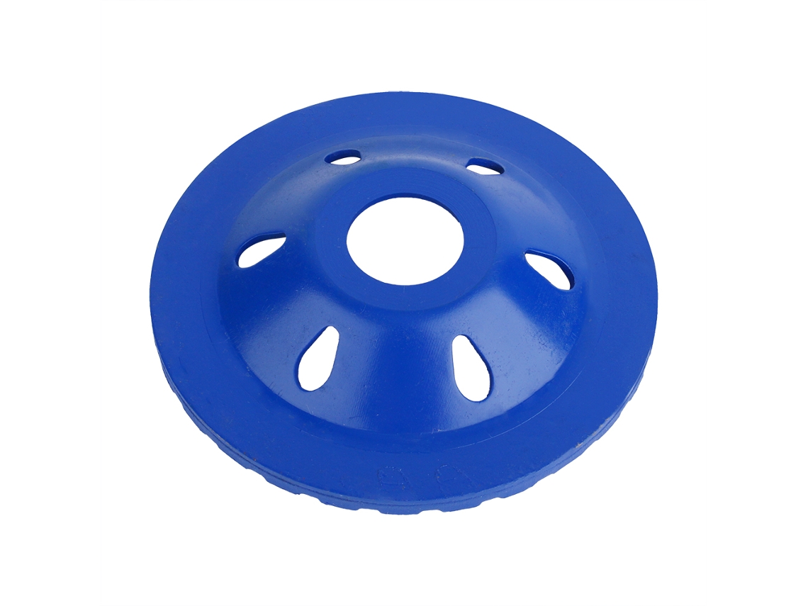 Disco De Esmerilagem De Diamante Para Concreto 4'' Azul Para Esmerilhadeira Ângulo Em Concreto E Pedra