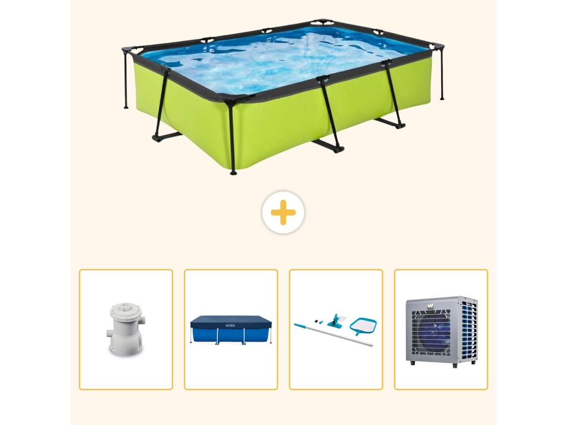 Exit-toys Piscina Exit Retangular - 300x200x65 Cm - 5-peças S283