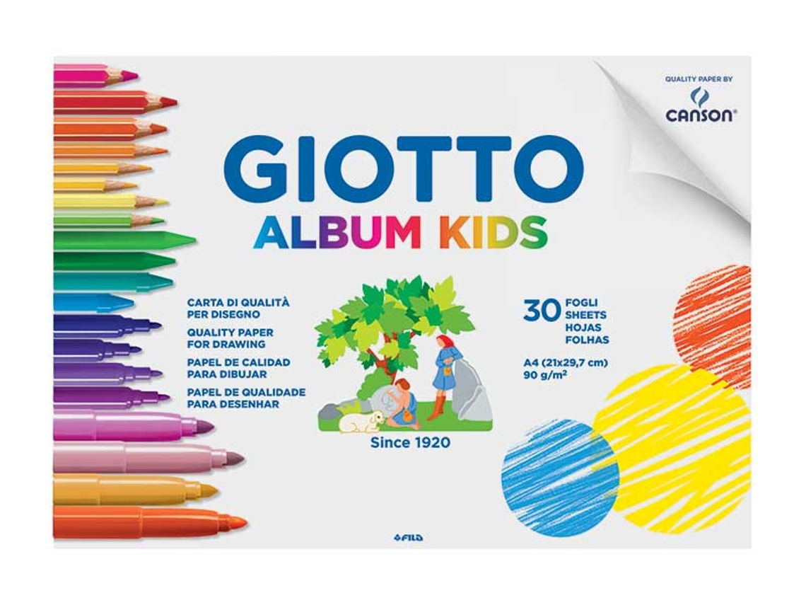 GIOTTO 580200 Papel Decorativo Art Paper 30 Folhas