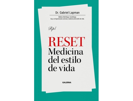 Livro Reset de Gabriel Lapman (Português)