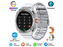 Relógio Inteligente Masculino Mdug 7 Ultra, Tela Amoled De 1,43 Polegadas,
