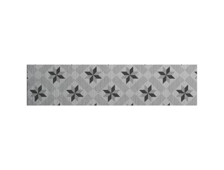 Ladrilhos adesivos de alumínio splashback - CPM - L. 90 x l. 20 cm - Cinza - Contemporâneo - Design - Mate - Cozinha