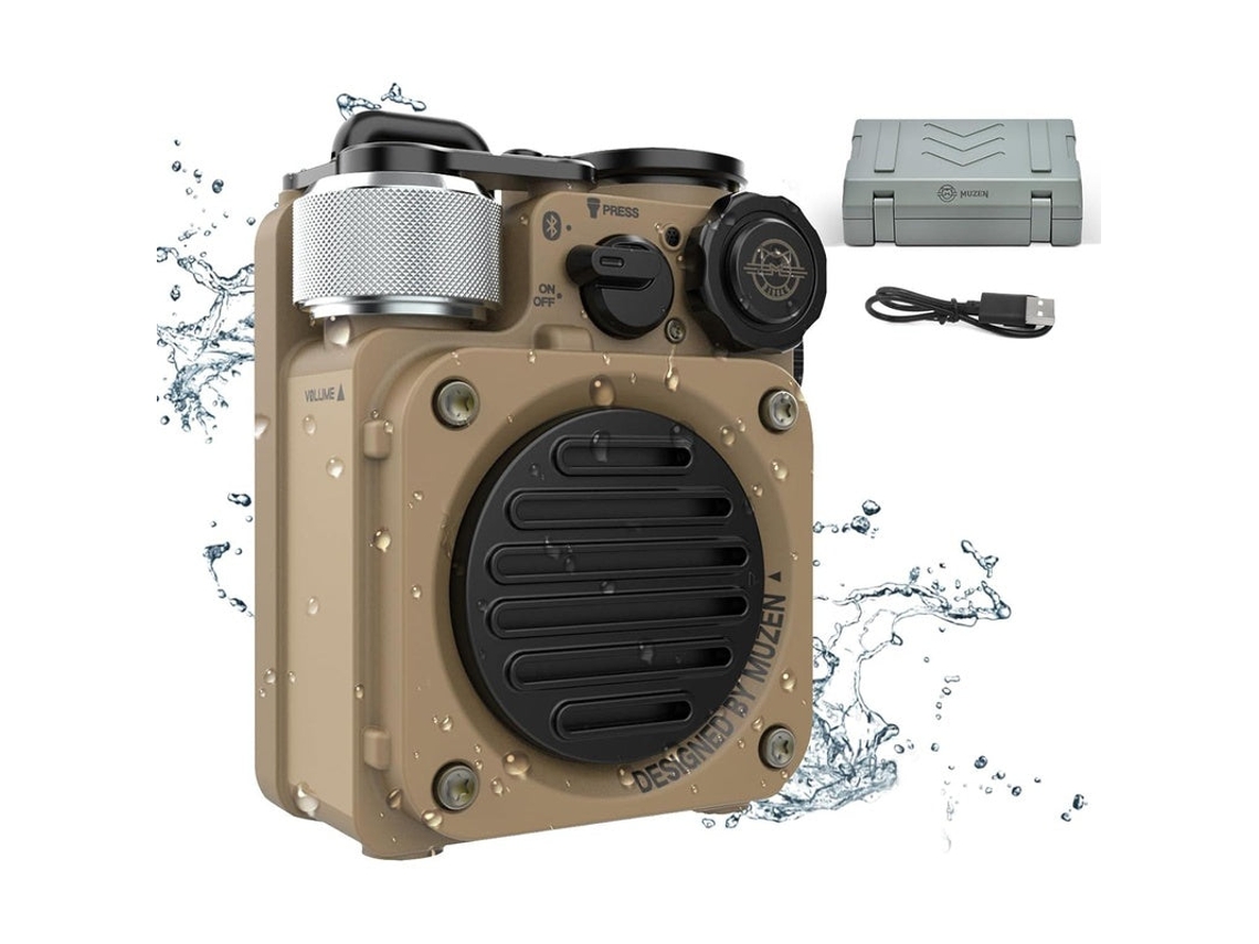 Altavoz Bluetooth Impermeable Muzen Wild Mini Mod Mw Pvxi ,amarillo Dark , Envio 24h , Nuevo