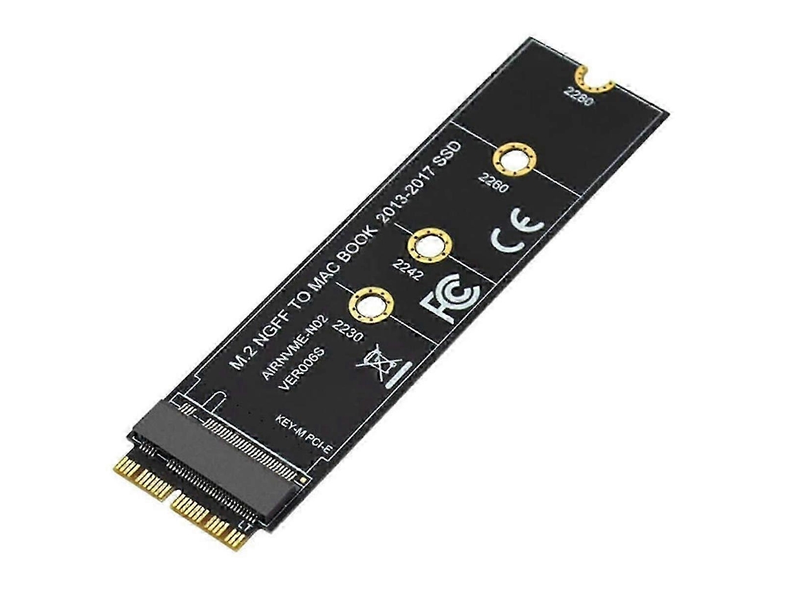 Kit De Atualização Com Ferramenta De Instalação Para Placa Adaptadora M.2 Ssd Para Pcie Nvme Para Macbook Pro/air 2013 2017 Brilvibera