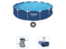 Bestway Piscina Bestway Steel Pro Redonda - 396x84 Cm - 3-peças S22312