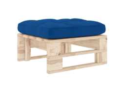 Pallet Ottoman, Pallet Ottomans Vidaxl Azul Madeira De Pinho (n/a)