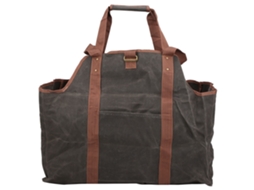 Sacola para Lenha Impermeável Grande Capacidade Cerume Úmido Lona 58,5x54cm S/MARCA