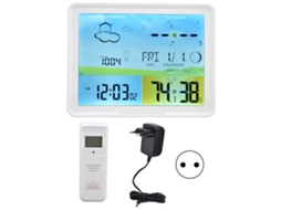 Termómetro Digital Sem Fios para Interior e Exterior com Previsão do Tempo e Receptor Rcc 100‑240v Eu LAXISCREED