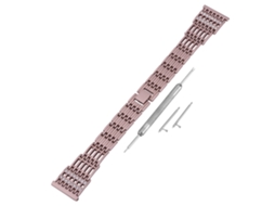 Cadeia de Broca de Aço Inoxidável Bronze com Strass EOOCOO