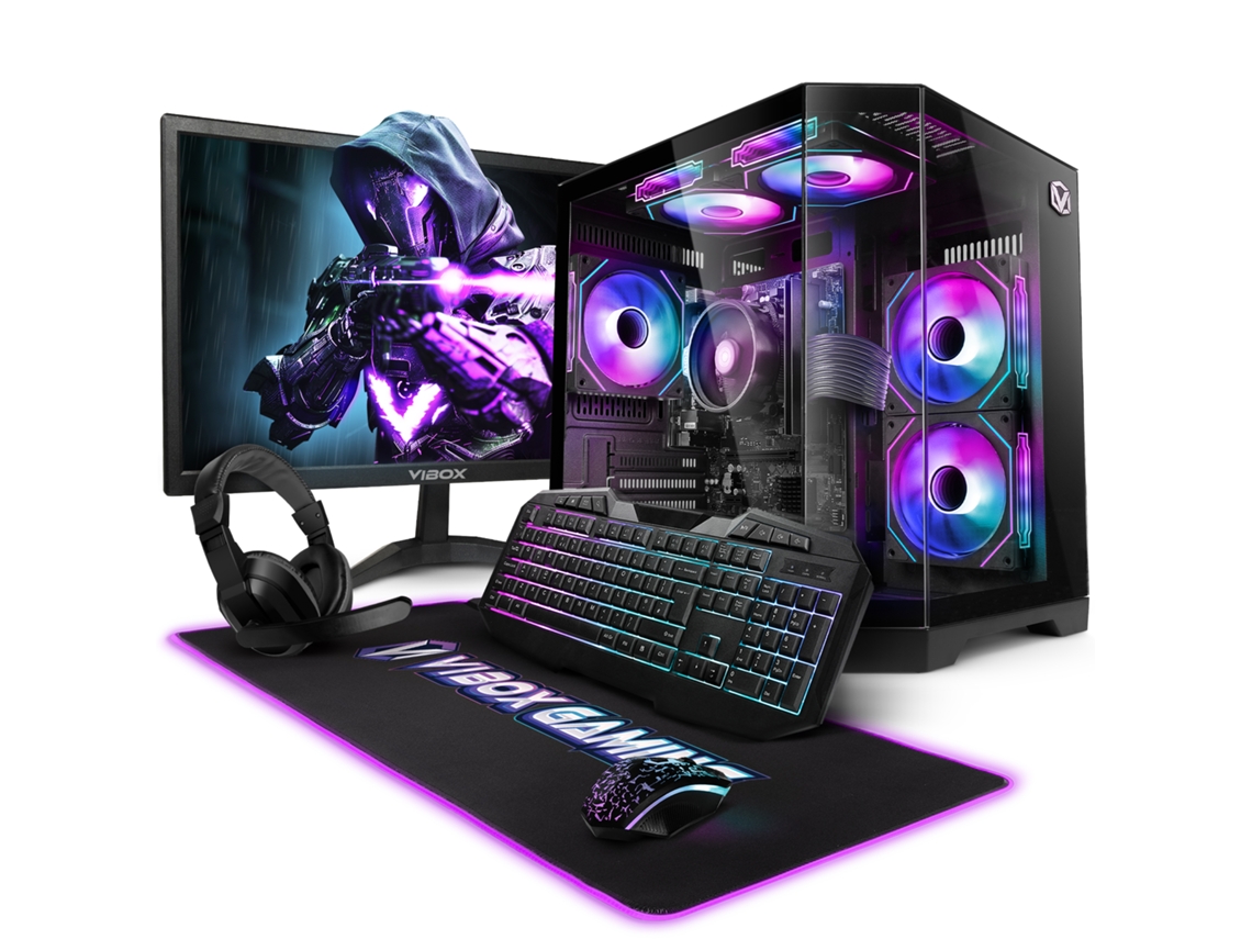 Vibox I-51 Gaming Pc Completo • Ryzen 3 32g 4, Ghz • Radeon Vega 8 • 16 Gb Ram • 1 Tb Ssd • Windows 11 • Wifi