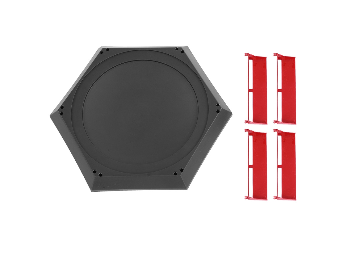 Arena De Giros Burst Para Duelo Com Topo Giratório Acessório Brinquedo Presente Para Crianças Preto