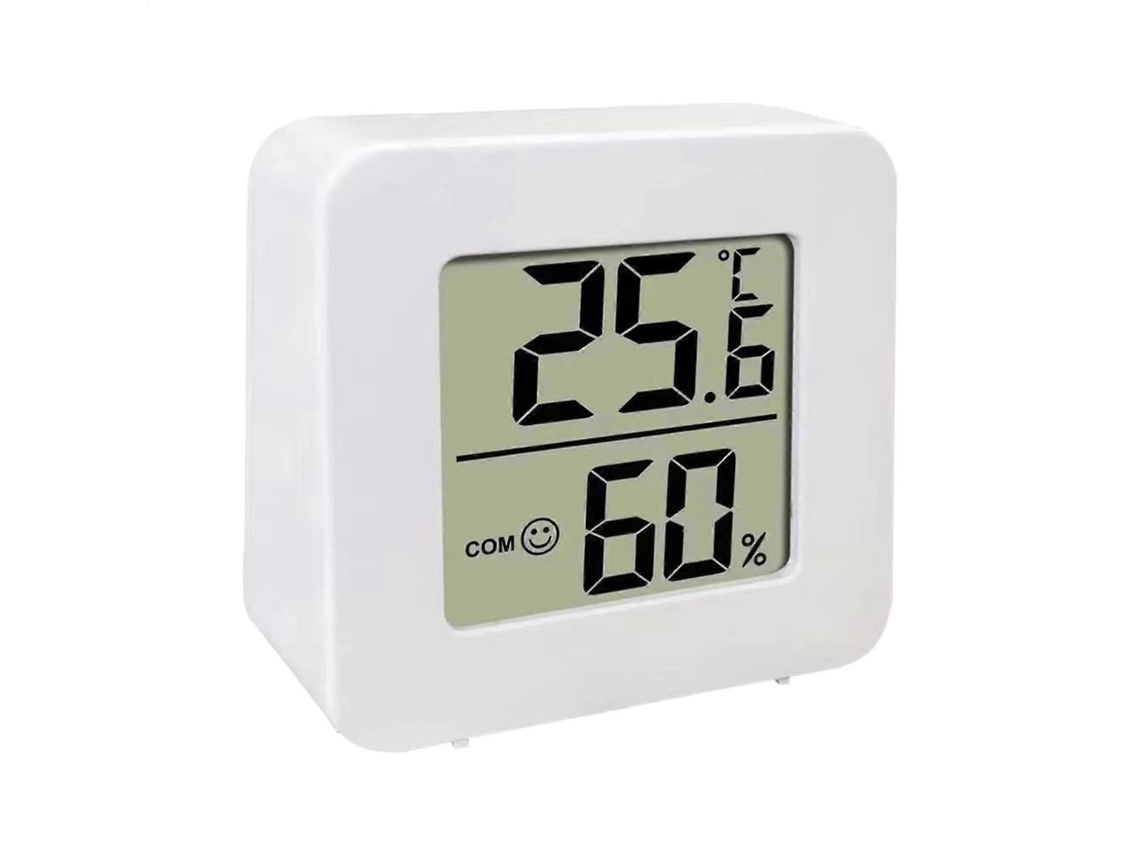 Termômetro E Higrômetro Digital Para Ambientes Internos Com Visor Lcd E Medidor De Temperatura E Umidade.
