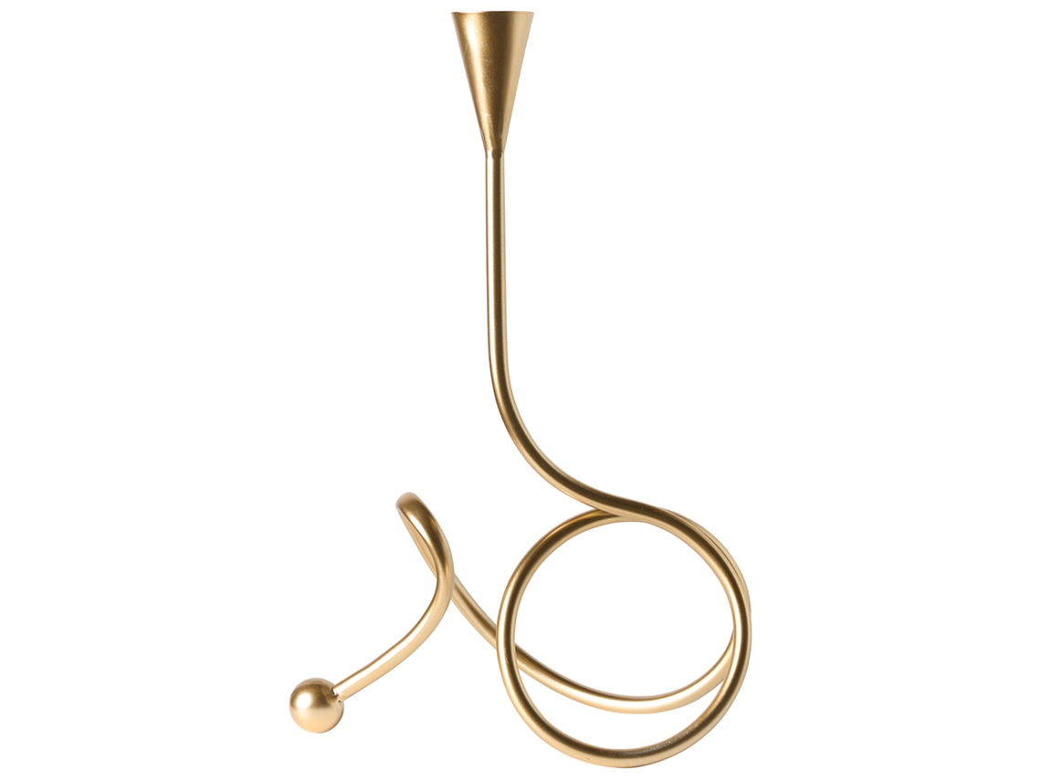 Candelabro Arouca 40 Cm Metal Dourado