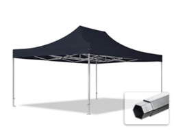 Tenda Dobrável 4x6 M, Alumínio Profissional 50mm, Preta