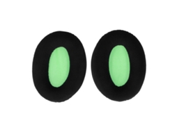 Protetores de fone de ouvido Lurelia para HyperX Cloud II KHX HSCP, com couro sintético e espuma viscoelástica, verde.