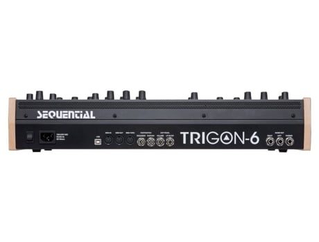 Sintetizador analógico polifónico de mesa Trigon 6 sequencial