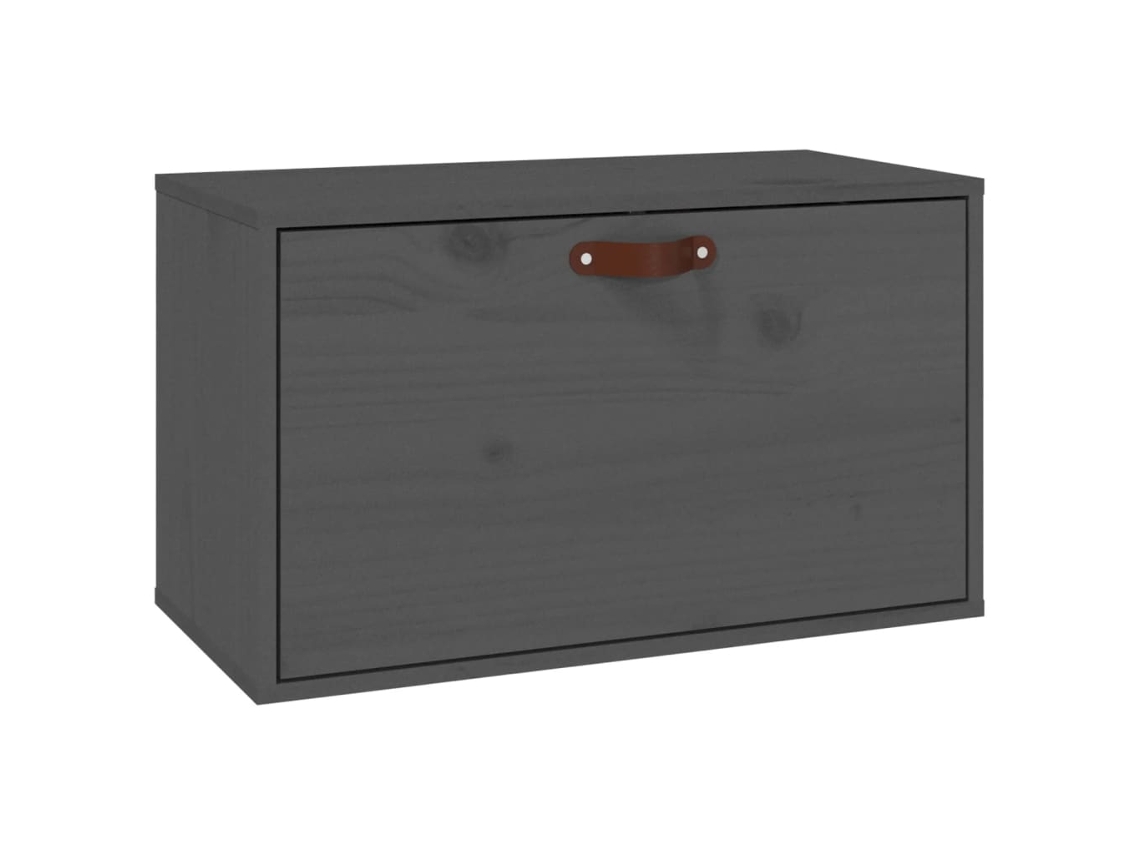 Wall Cabinet, Wall Cabinets Vidaxl Cinzeto Madeira De Pinho (n/a)