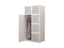 Armario Modular. Estantería 8 Módulos. Organizador Modular