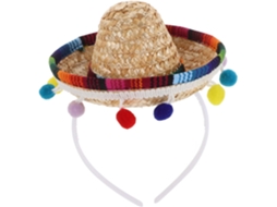 Mini Chapéu de Cowboy Mexicano Cabelo Festa CHABERLU