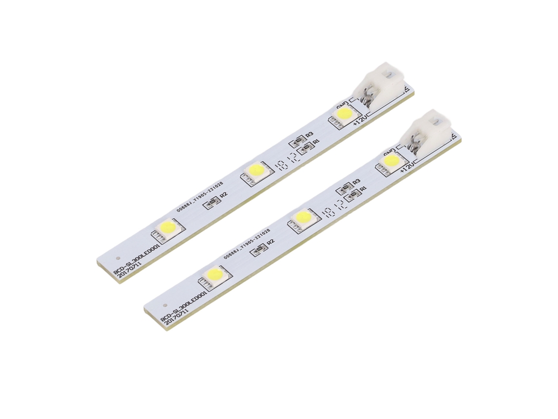 2pcs Placa de Luz Led para Geladeira Electrolux Bcd Sl300led001 Dc12v