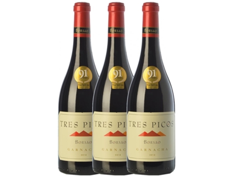 Vinho BORSAO Borsao Tres Picos Grenache Campo De Borja Joven (0.75 L - 3 unidades)